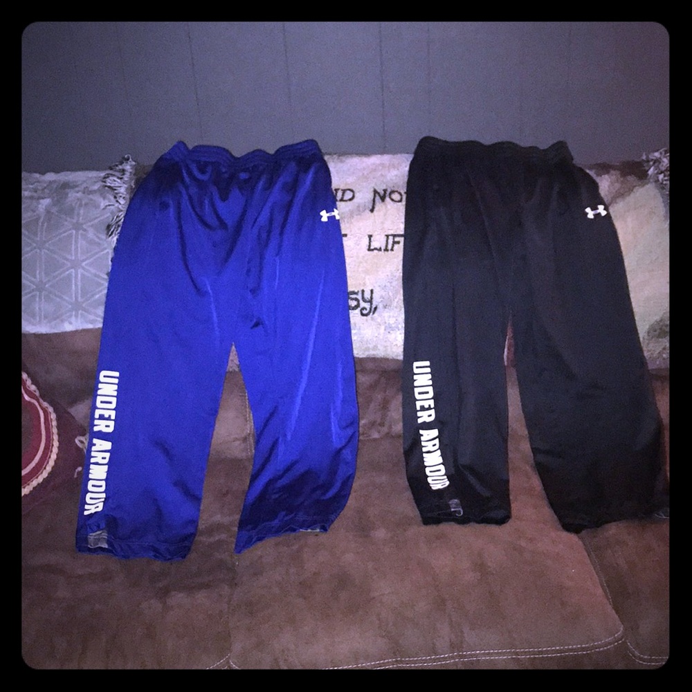 UNDER ARMOR BOYS YXL PANTS 2 pairs